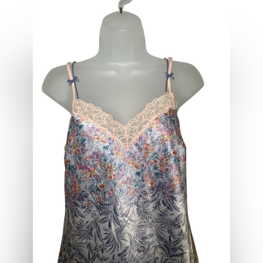 Vintage Victoria's Secret Floral Lace Slip Dress Size M - Picture 4 of 7